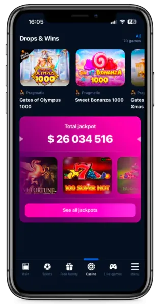Mobile app casino
